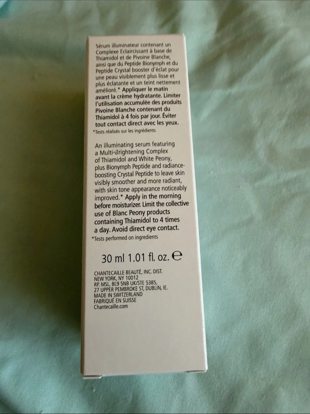 Chantecaille face serum